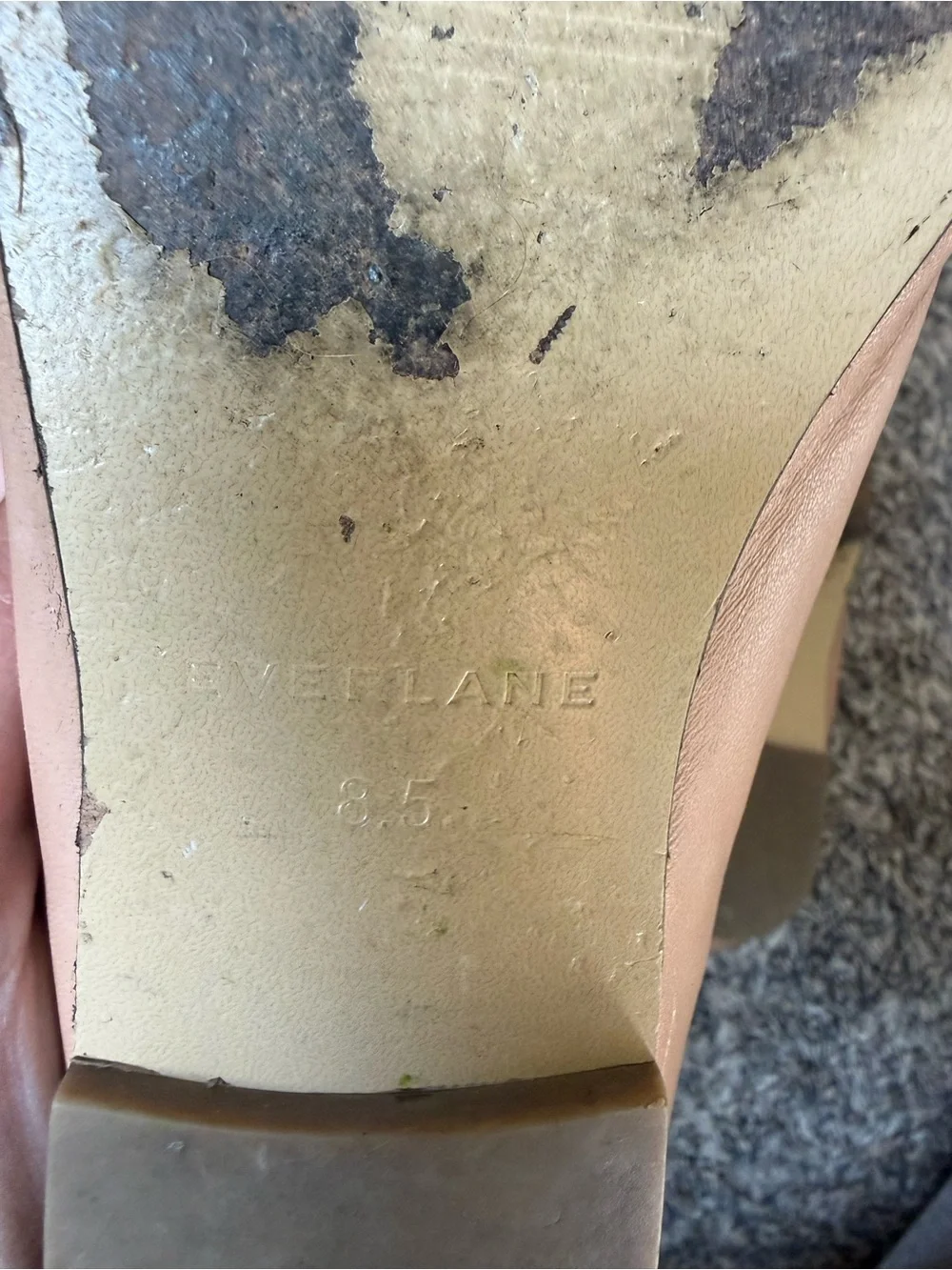 Everlane Women’s Nude Leather Ballet Flats - Neutral Tan